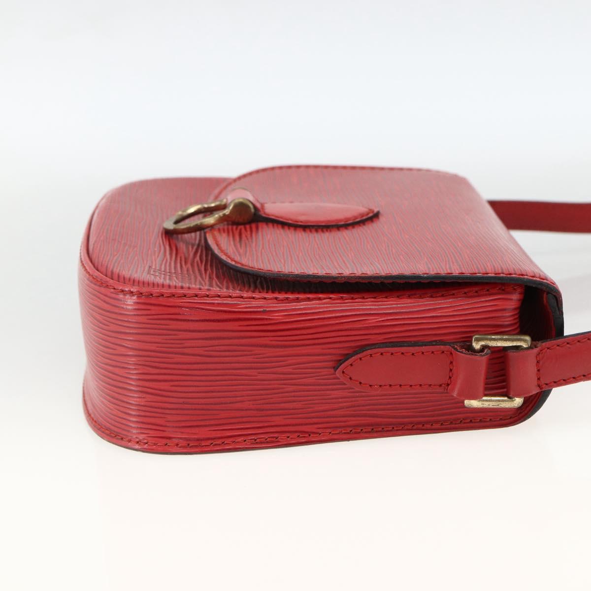 LOUIS VUITTON Epi Saint Cloud PM Shoulder Bag Red M52217 LV Auth LNZ995