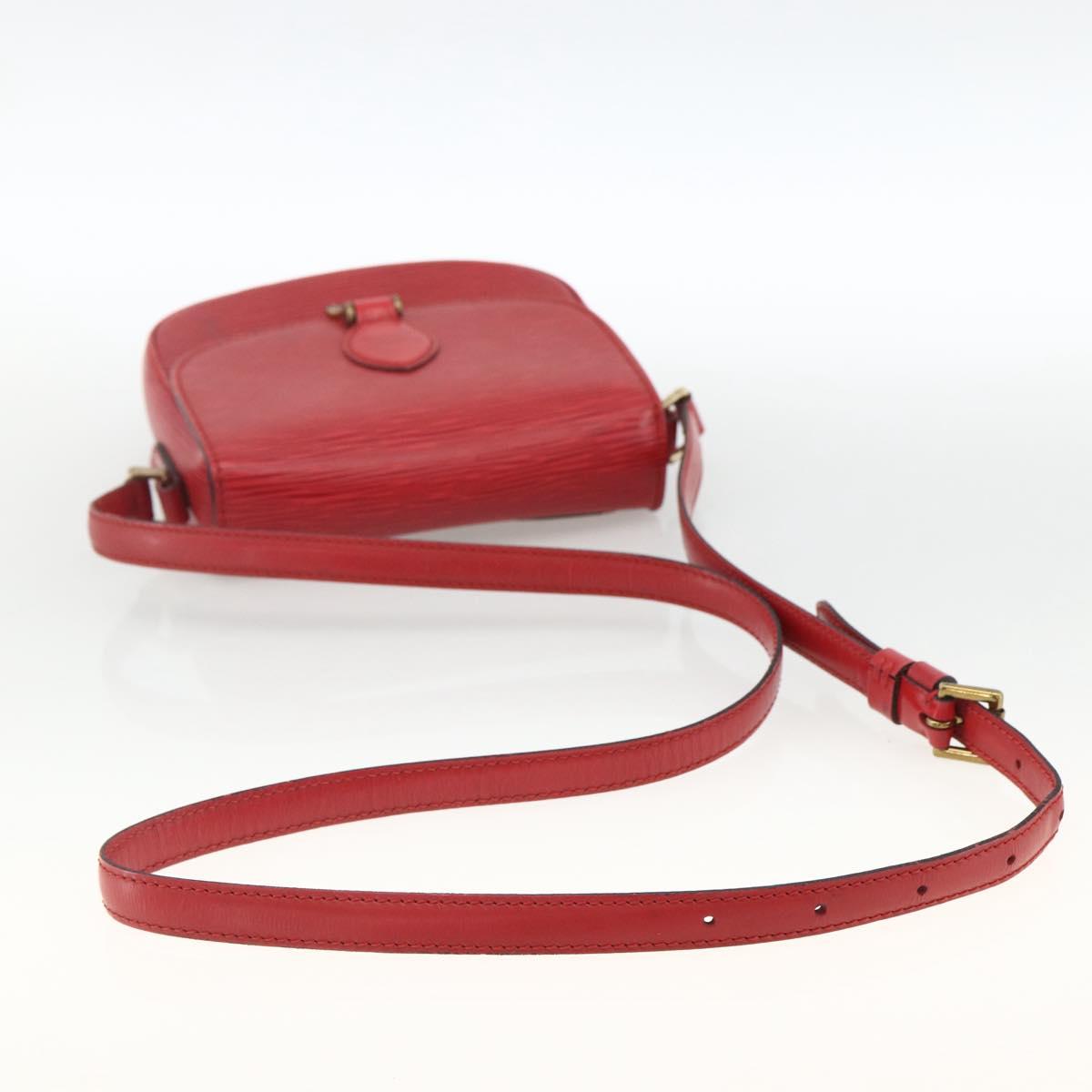 LOUIS VUITTON Epi Saint Cloud PM Shoulder Bag Red M52217 LV Auth LNZ995
