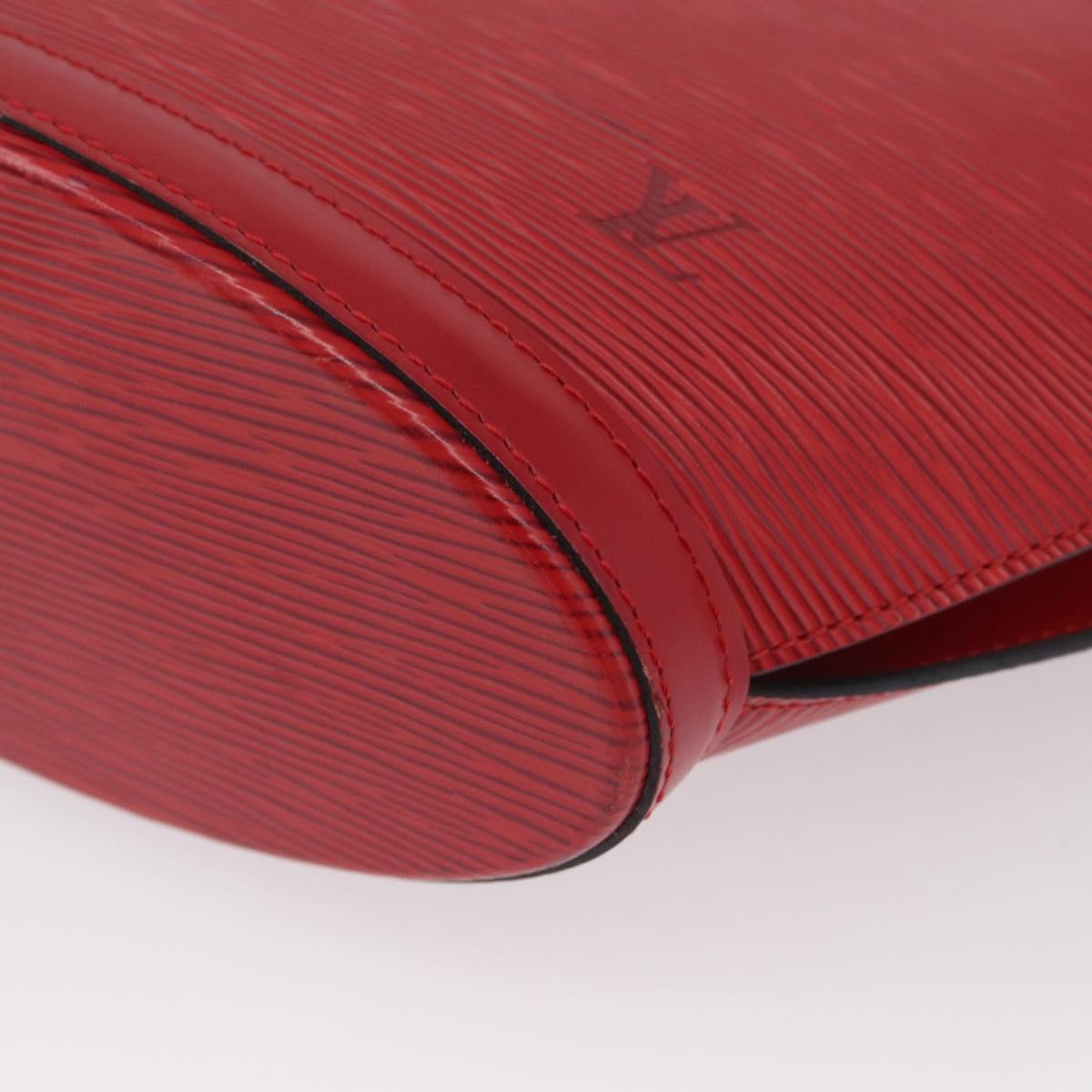 LOUIS VUITTON Epi Saint Jacques Poignees Long Hand Bag Red M52337 Auth LNZ996