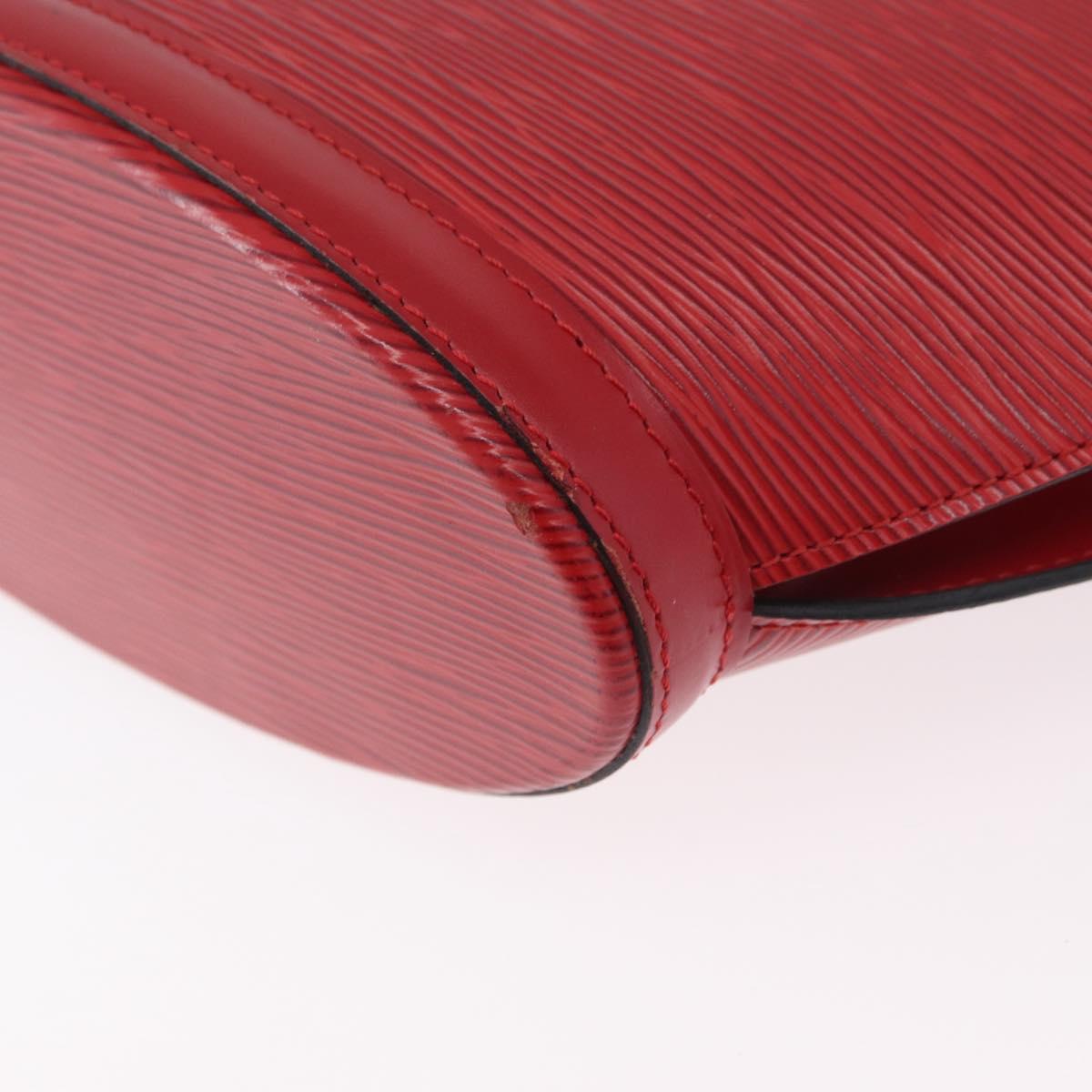 LOUIS VUITTON Epi Saint Jacques Poignees Long Hand Bag Red M52337 Auth LNZ996