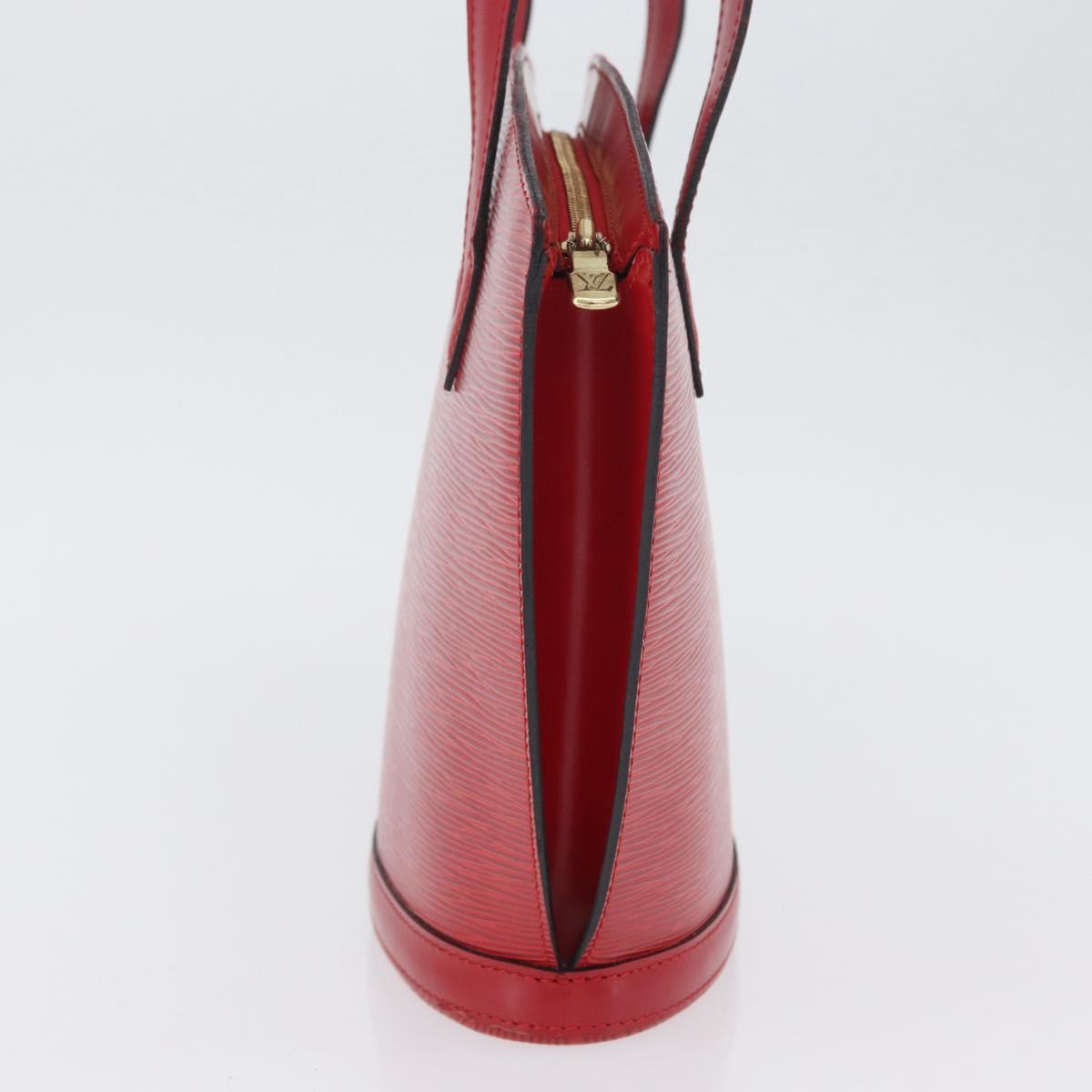 LOUIS VUITTON Epi Saint Jacques Poignees Long Hand Bag Red M52337 Auth LNZ996