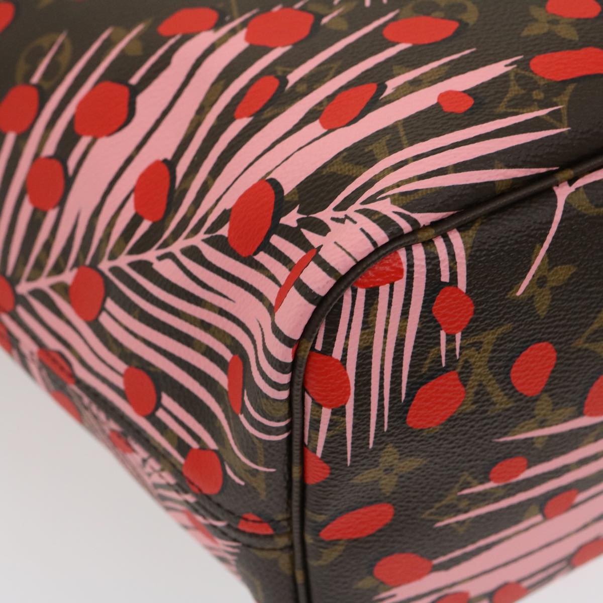 LOUIS VUITTON Monogram Jungle Dot Neverfull MM Tote Bag M41979 LV Auth 67490SV