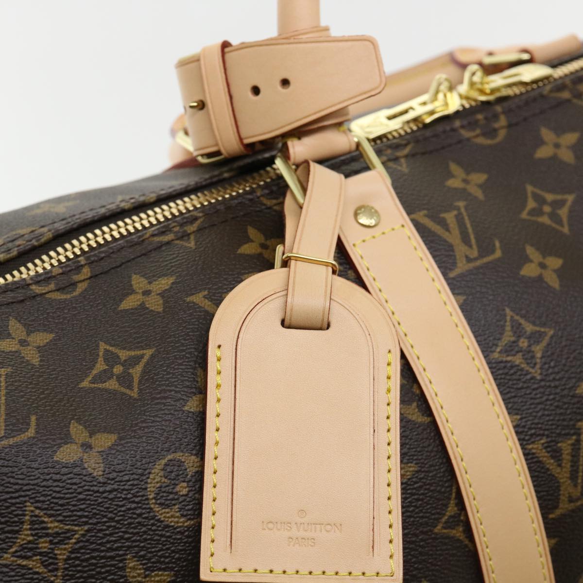 LOUIS VUITTON Monogram split Keepall Bandouliere 50 Boston Bag M43861 67497S