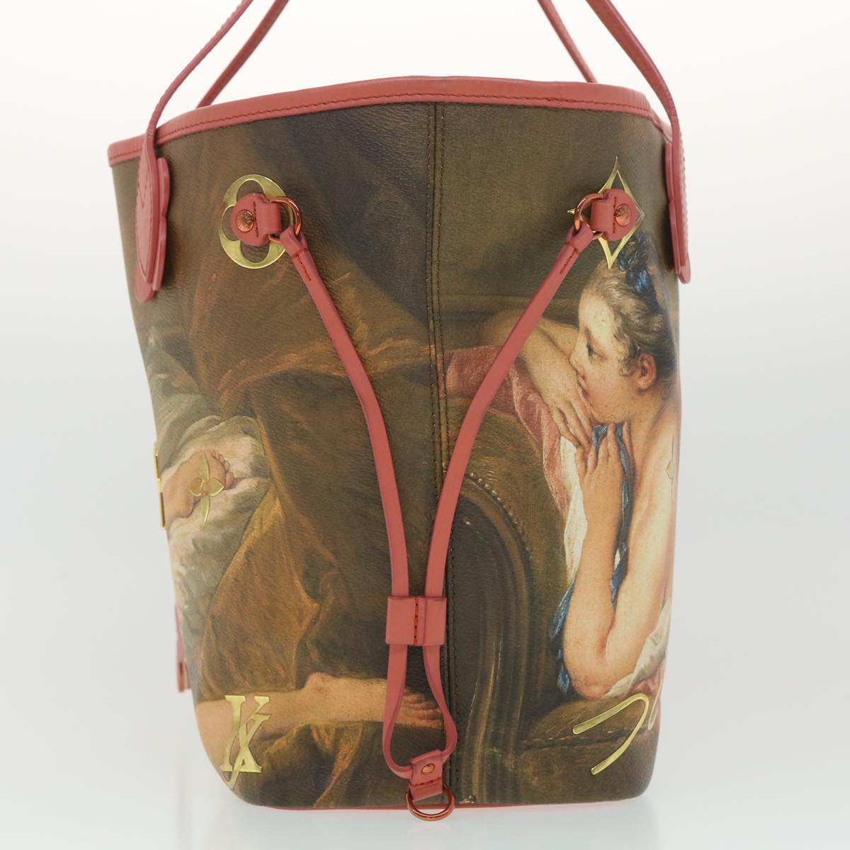 LOUIS VUITTON Masters Collection Neverfull MM Tote BOUCHER Pink M43357 LV 67499SAM