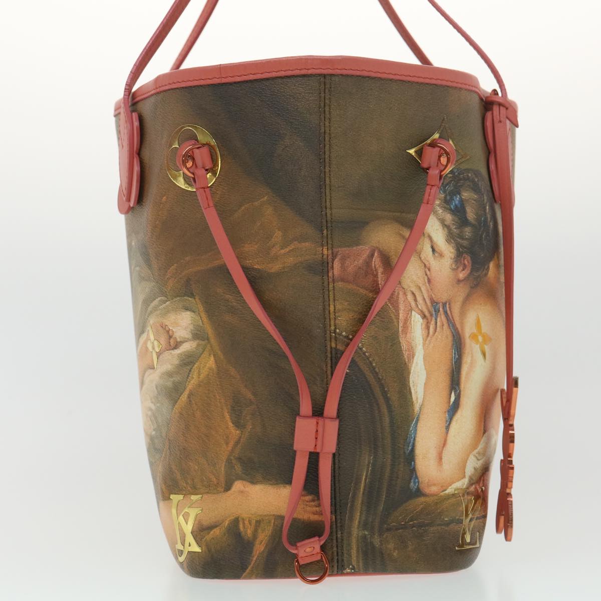 LOUIS VUITTON Masters Collection Neverfull MM Tote BOUCHER Pink M43357 LV 67499SAM