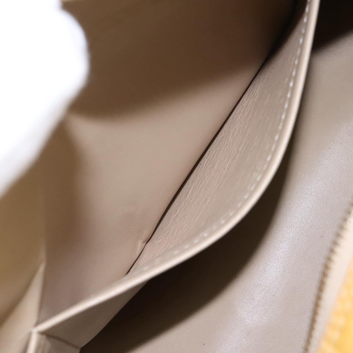 LOUIS VUITTON Monogram Vernis Tompkins Square Hand Bag Beige M91149 Auth mr1101
