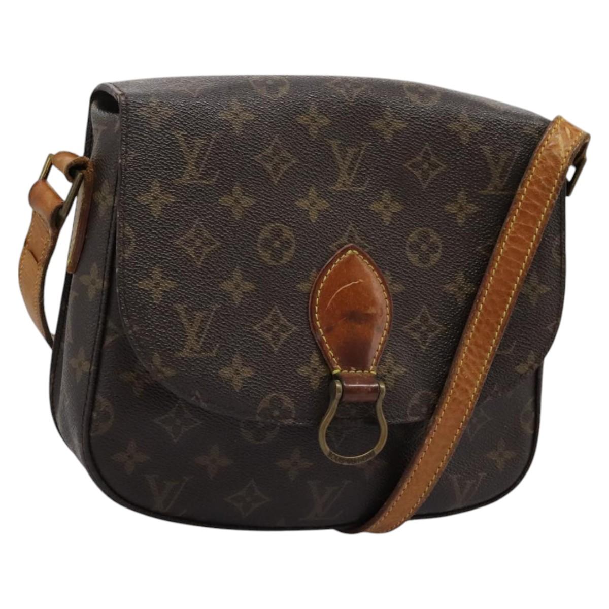 LOUIS VUITTON Monogram Monogram Saint Cloud GM Shoulder Bag M51242 Auth mr1126