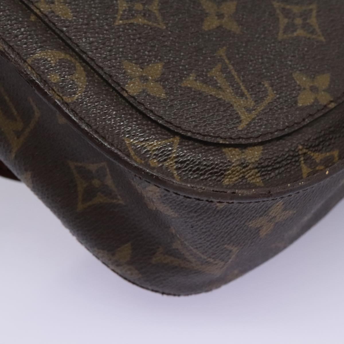 LOUIS VUITTON Monogram Monogram Saint Cloud GM Shoulder Bag M51242 Auth mr1126
