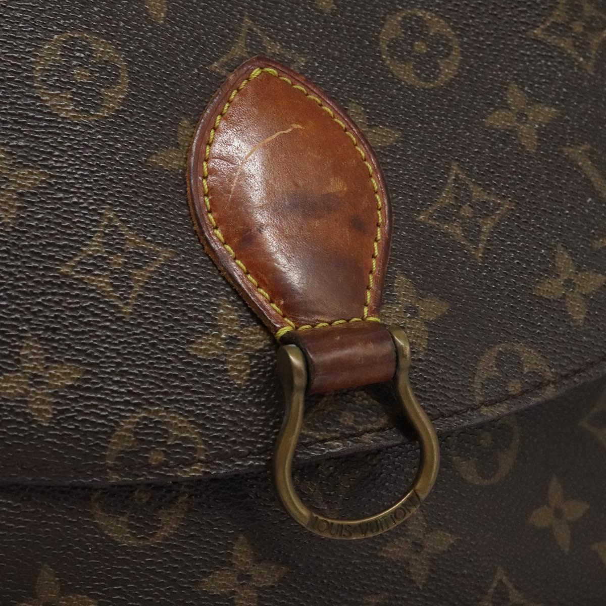 LOUIS VUITTON Monogram Monogram Saint Cloud GM Shoulder Bag M51242 Auth mr1126