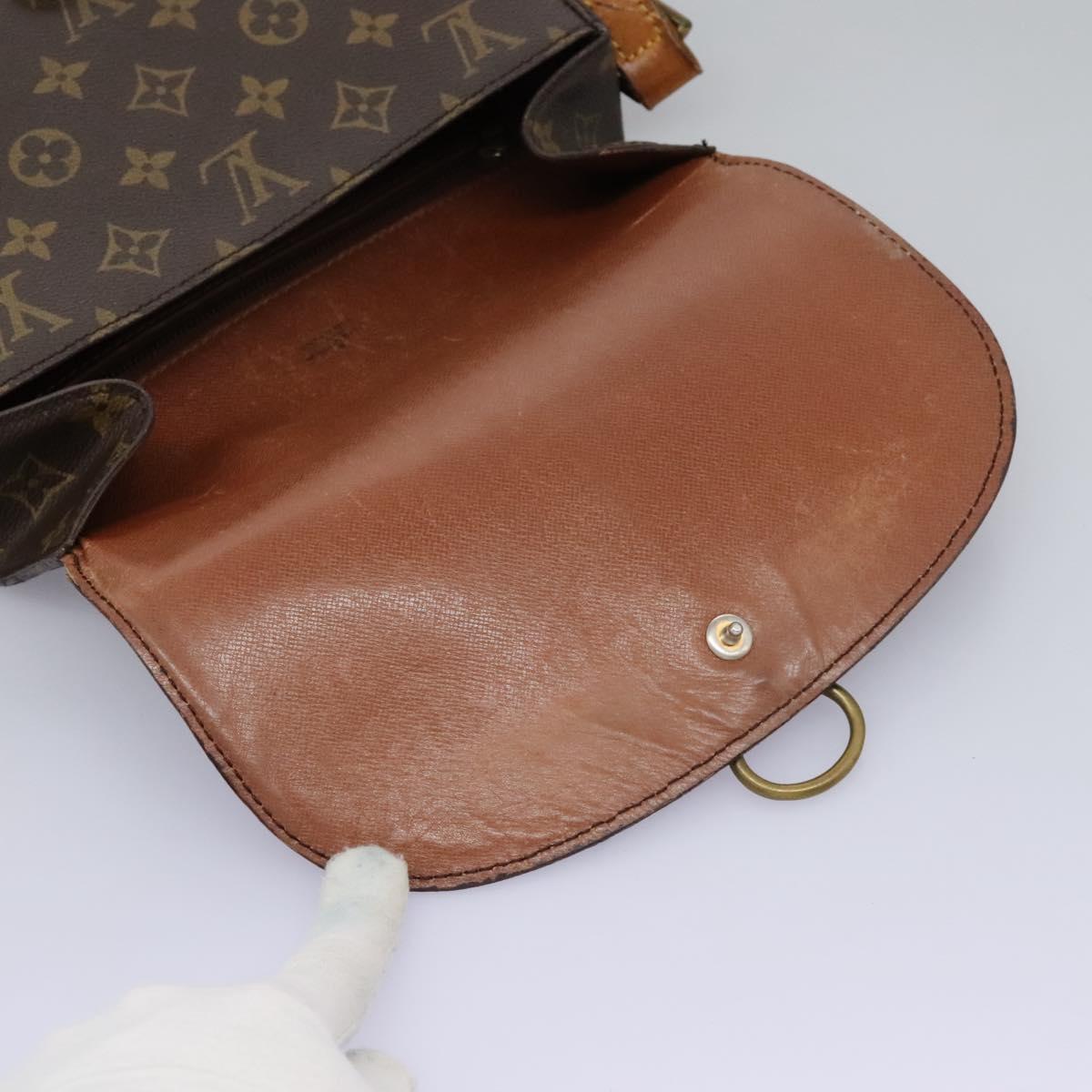 LOUIS VUITTON Monogram Monogram Saint Cloud GM Shoulder Bag M51242 Auth mr1126