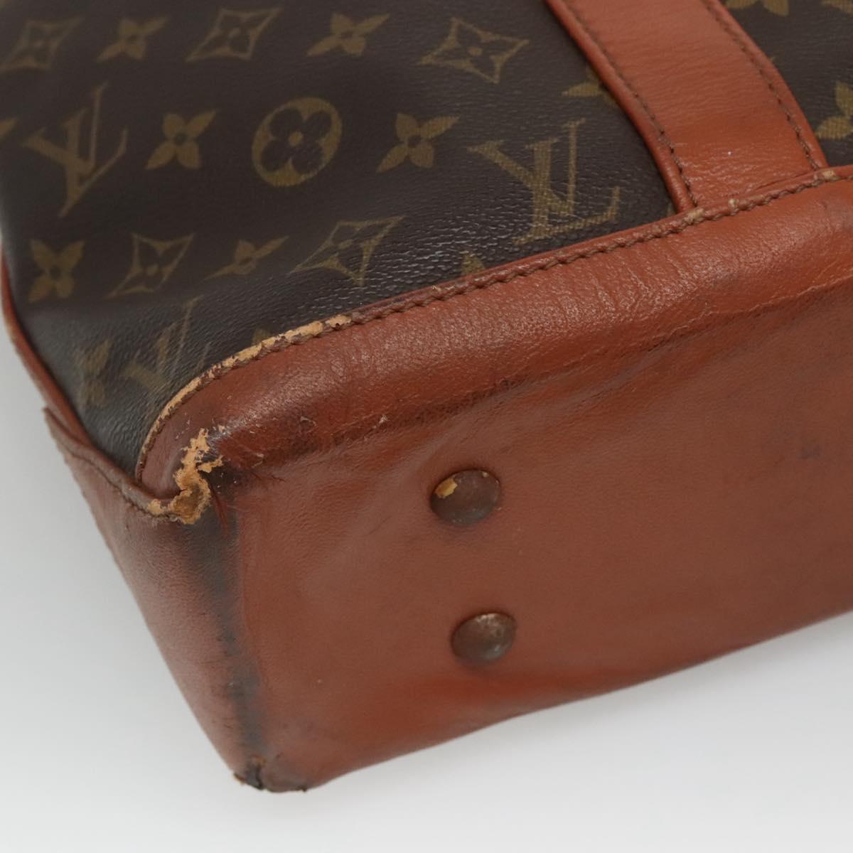 LOUIS VUITTON Monogram Sac Weekend PM Hand Bag M42425 LV Auth mr1128