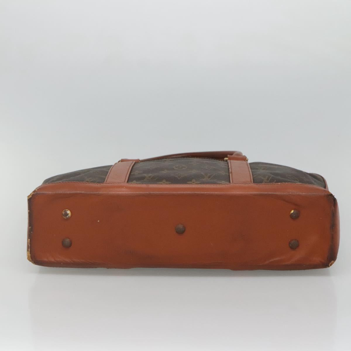 LOUIS VUITTON Monogram Sac Weekend PM Hand Bag M42425 LV Auth mr1128