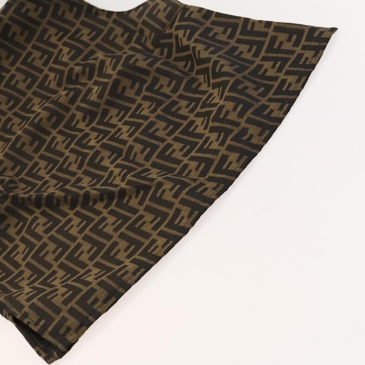FENDI Zucca Canvas Tank Top Pants Setup Brown Auth mr1155