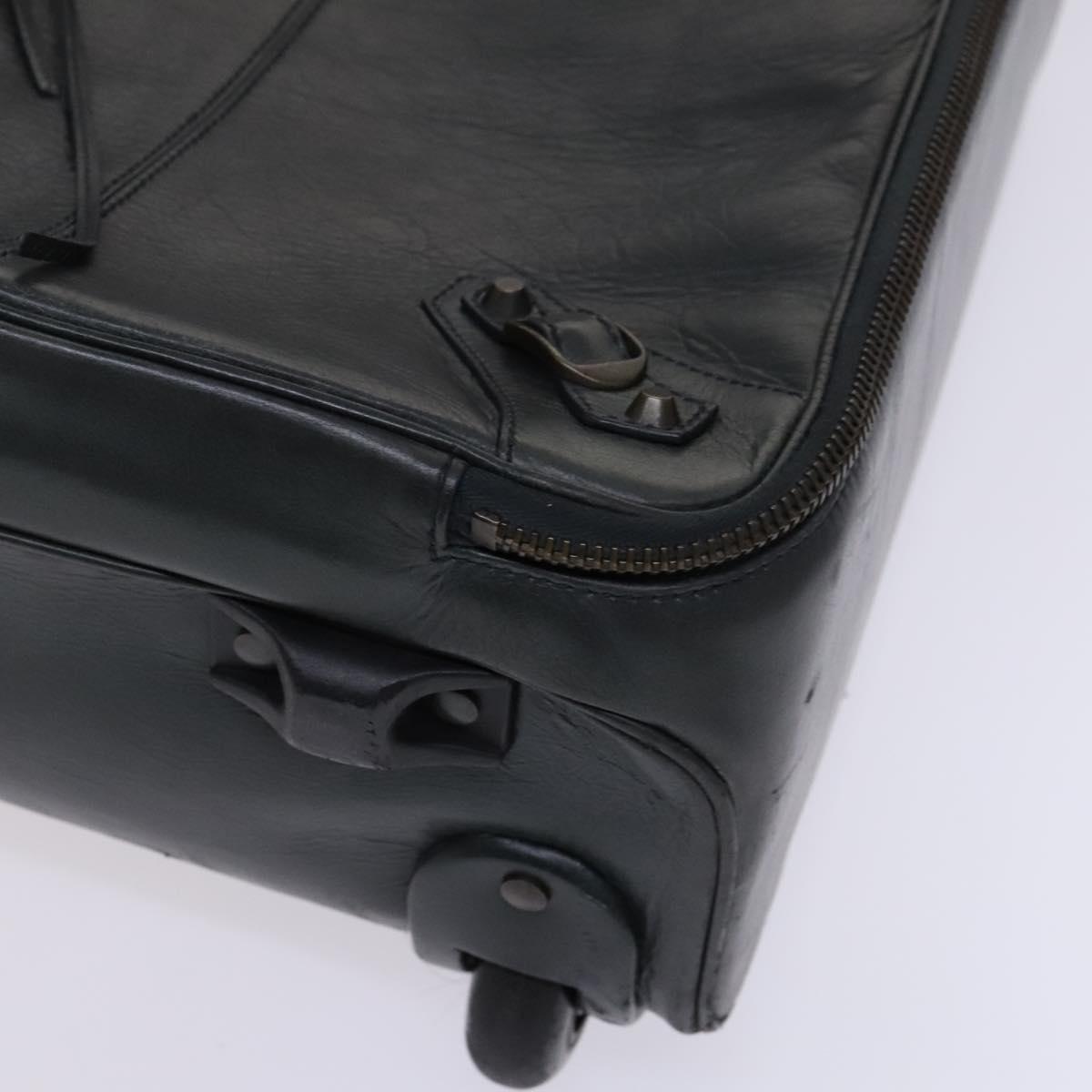 BALENCIAGA Suitcase Leather Khaki Auth mr1172