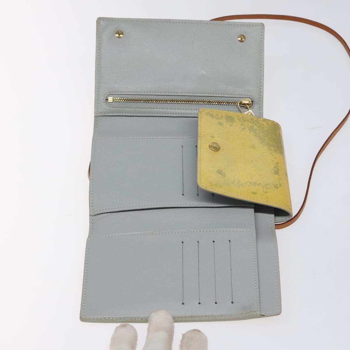 LOUIS VUITTON Monogram Vernis Walker Gris M91031 LV Auth mr1304