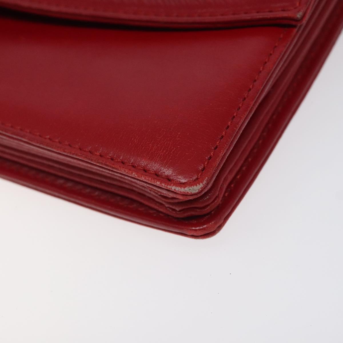 LOUIS VUITTON Opera line Delph Shoulder Bag Red M63937 LV Auth mr1310