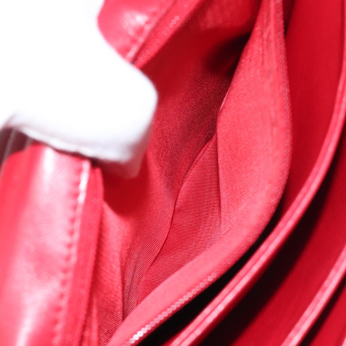 LOUIS VUITTON Opera line Delph Shoulder Bag Red M63937 LV Auth mr1310