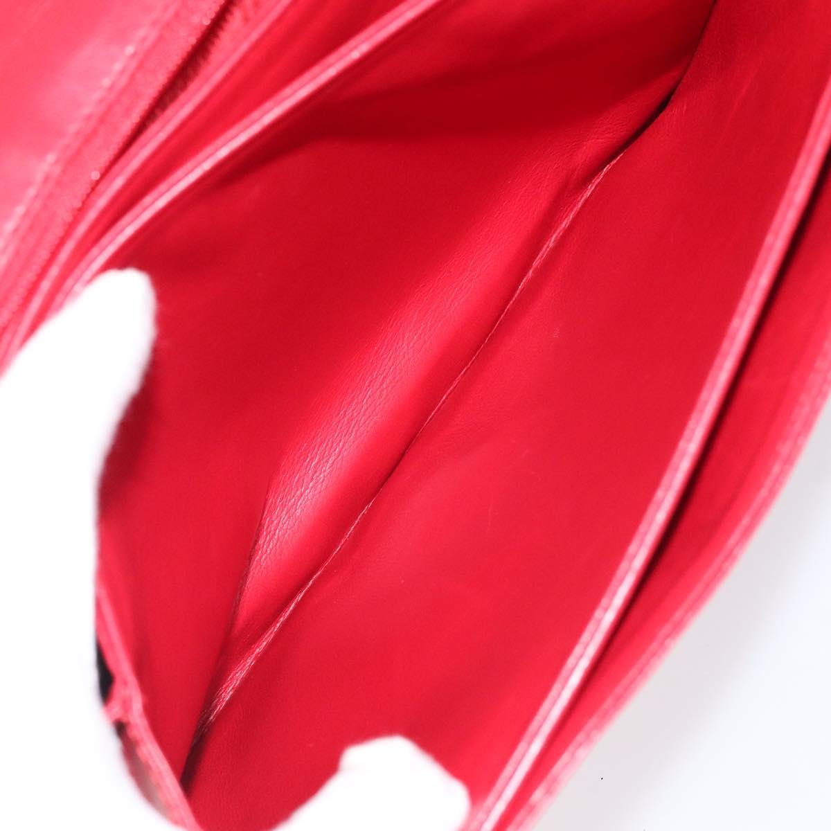 LOUIS VUITTON Opera line Delph Shoulder Bag Red M63937 LV Auth mr1310