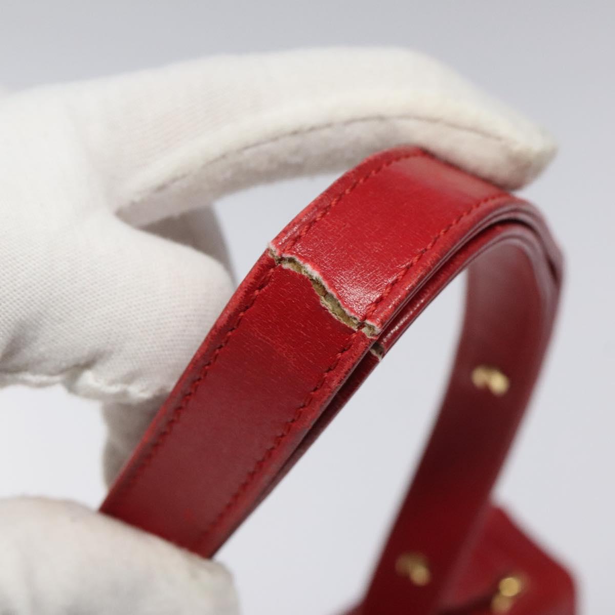 LOUIS VUITTON Opera line Delph Shoulder Bag Red M63937 LV Auth mr1310