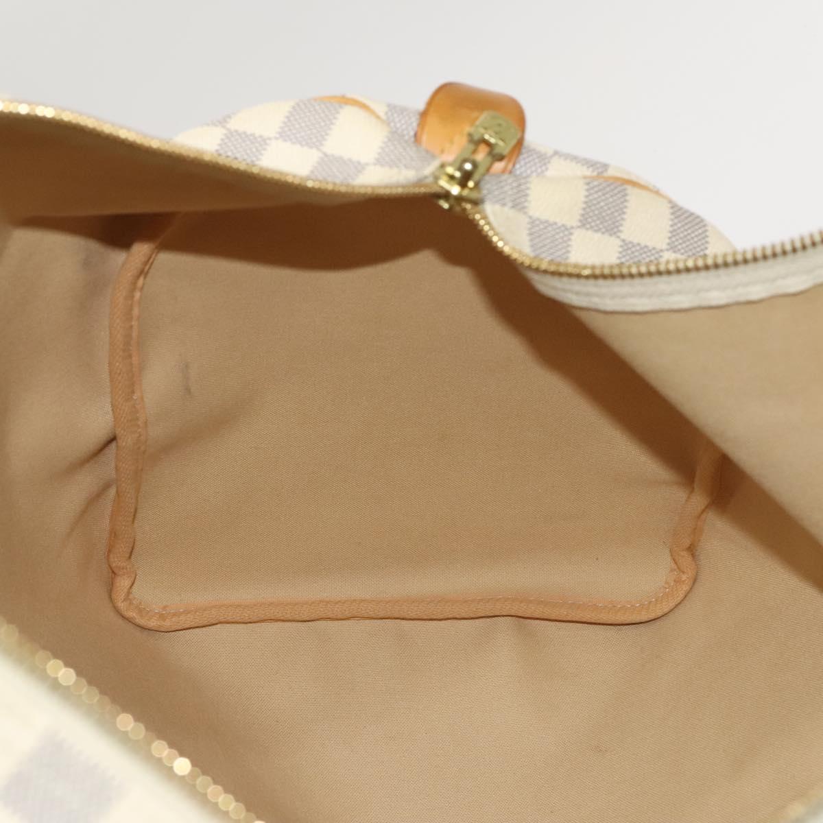 LOUIS VUITTON Damier Azur Keepall 50 Boston Bag N41430 LV Auth mr1315