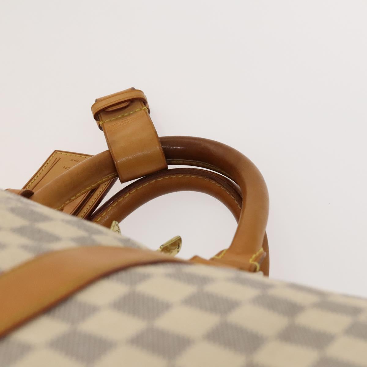 LOUIS VUITTON Damier Azur Keepall 50 Boston Bag N41430 LV Auth mr1315