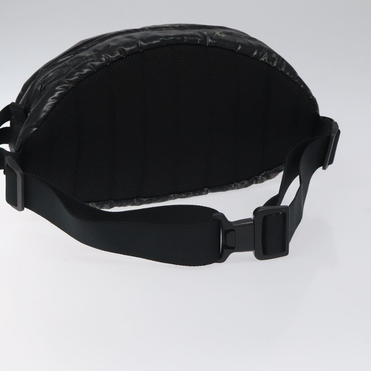 CHANEL Sports Waist Bag Nylon Black CC Auth mr1323