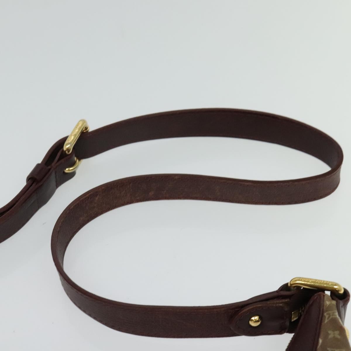 LOUIS VUITTON Monogram Idylle Rhapsody MM Shoulder Bag Sepia M40405 Auth mr1341