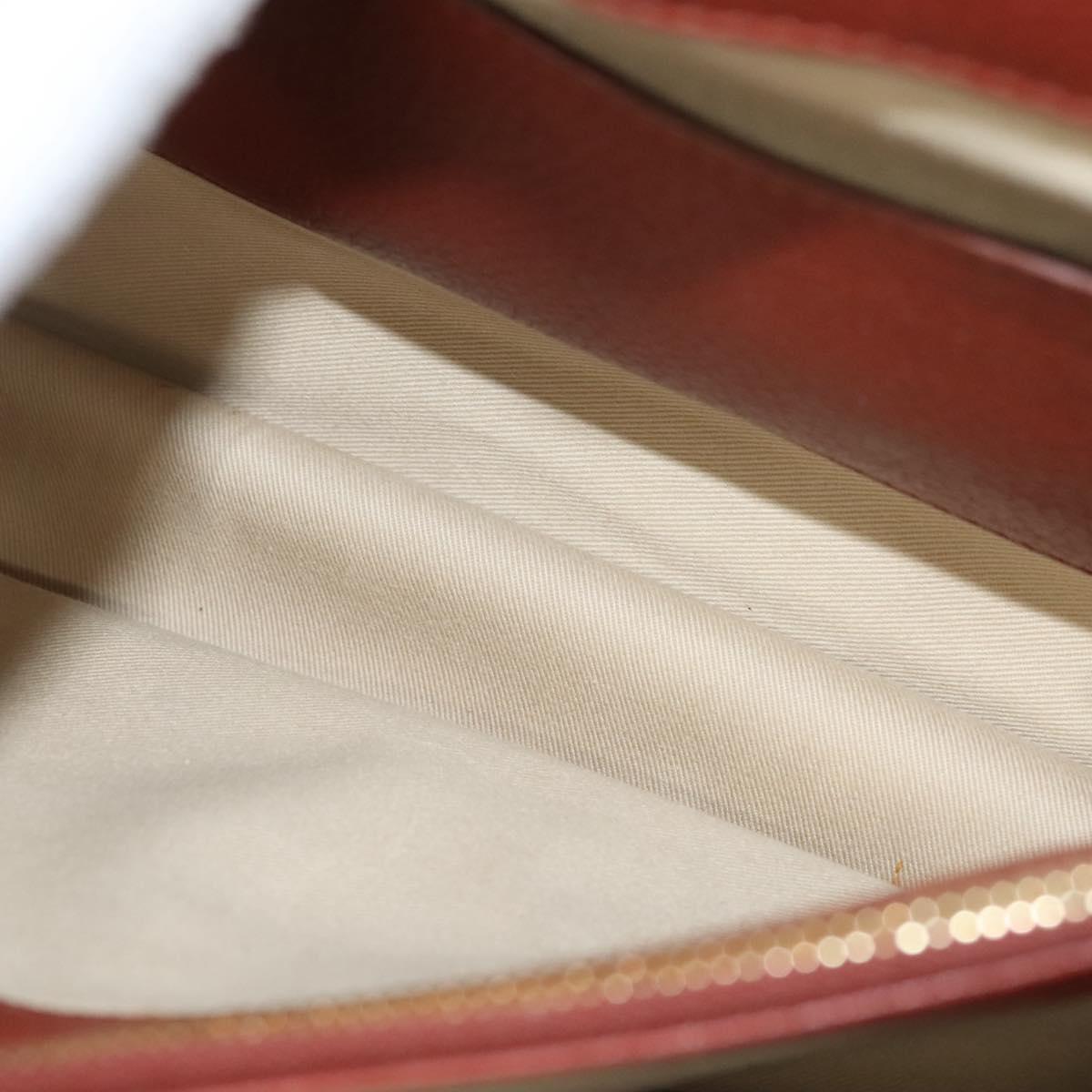 Chloe Abbey Hand Bag Leather 2way Brown Gold Auth mr1375