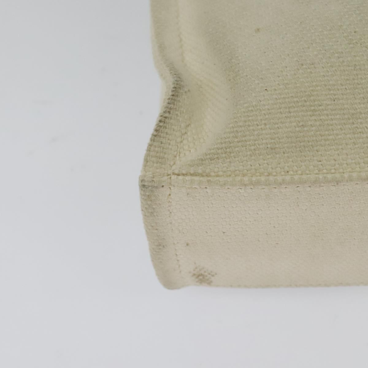 BALLY Crystalia XS Hand Bag Canvas 2way White Gold Auth mr1384