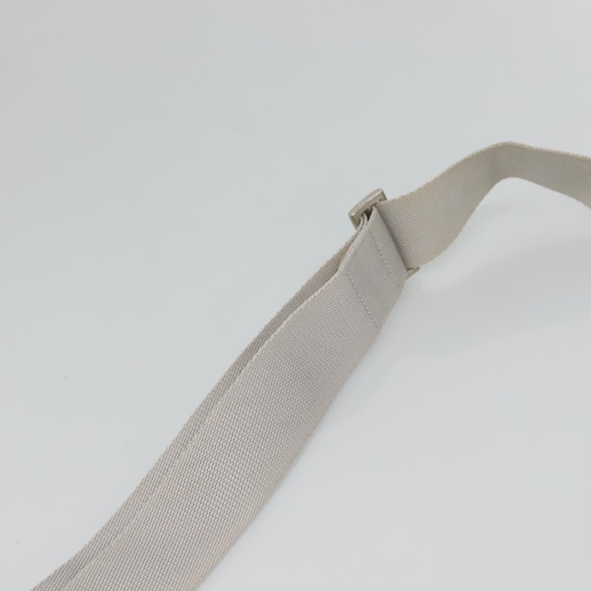 PRADA Shoulder Bag Nylon Blue Silver Auth mr1407