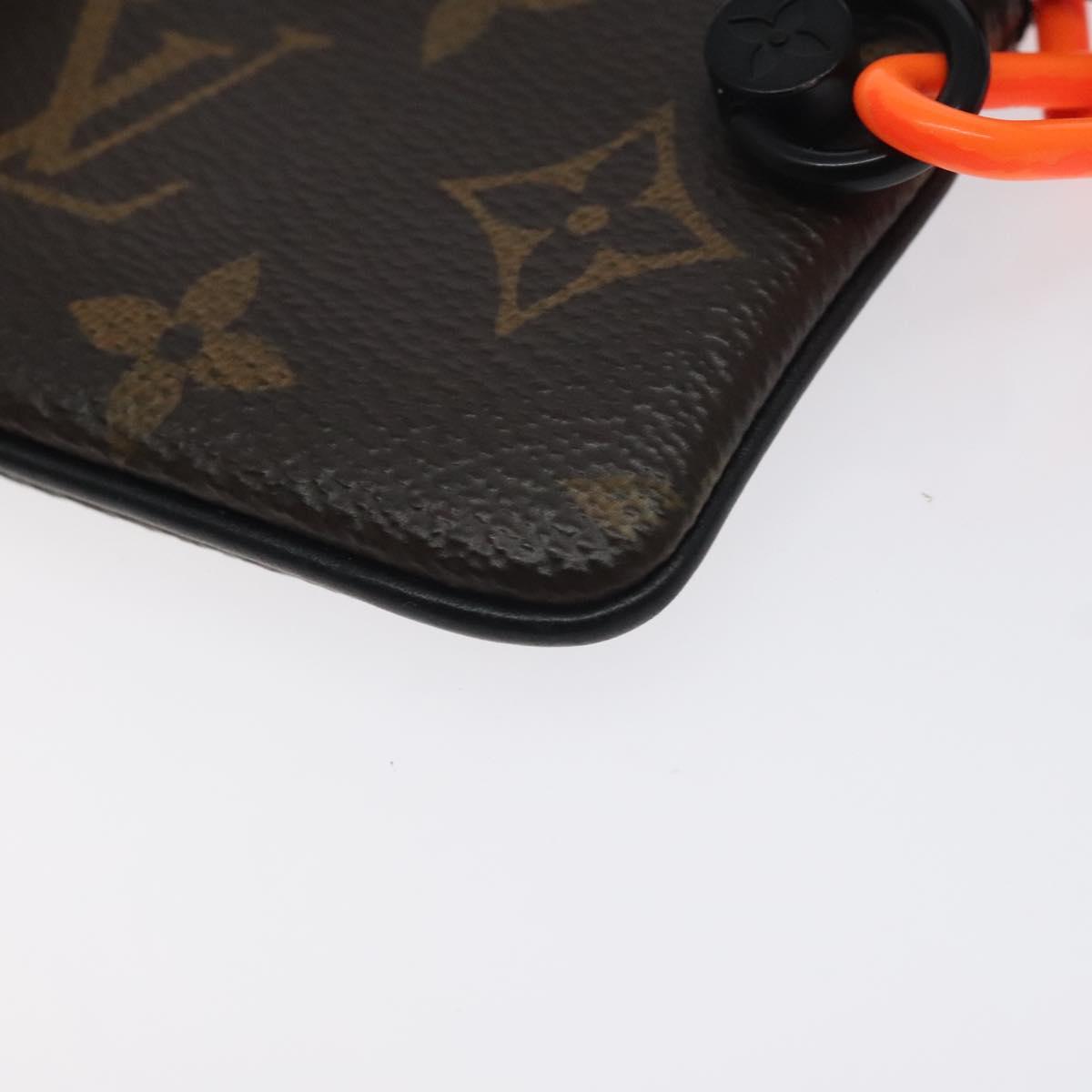 LOUIS VUITTON Monogram Solar Powered Ray Pochette Cles M44487 LV Auth mr1436