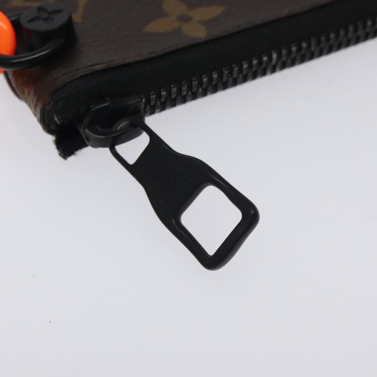 LOUIS VUITTON Monogram Solar Powered Ray Pochette Cles M44487 LV Auth mr1436