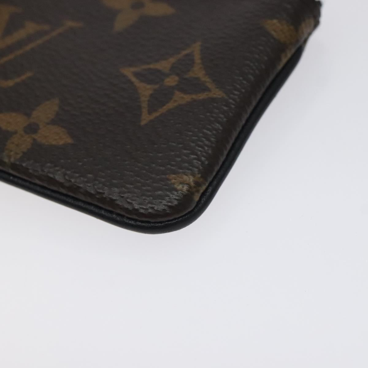 LOUIS VUITTON Monogram Solar Powered Ray Pochette Cles M44487 LV Auth mr1436