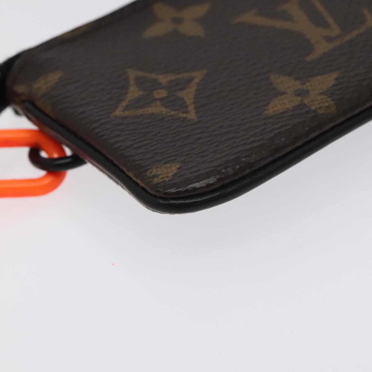 LOUIS VUITTON Monogram Solar Powered Ray Pochette Cles M44487 LV Auth mr1436