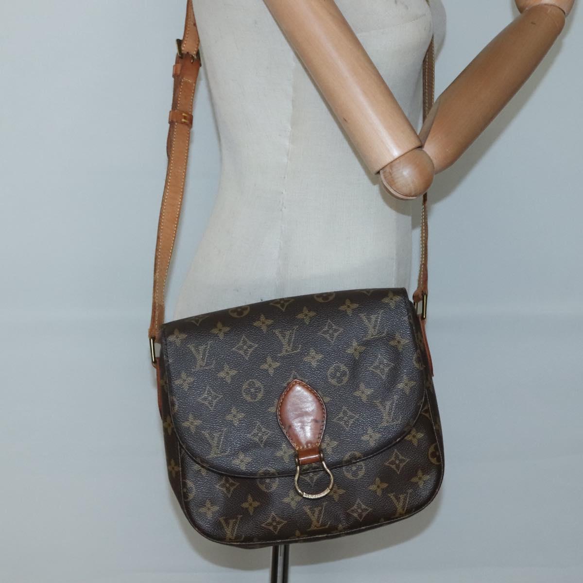 LOUIS VUITTON Monogram Monogram Saint Cloud GM Bag M51242 LV Auth mr1485
