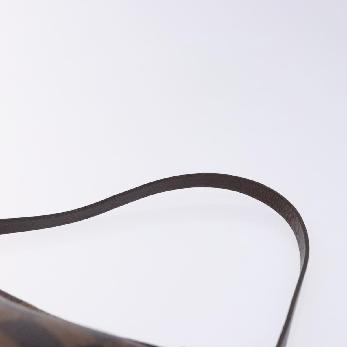 LOUIS VUITTON Damier Ebene Trousse Makeup Pouch N51982 LV Auth mr1493