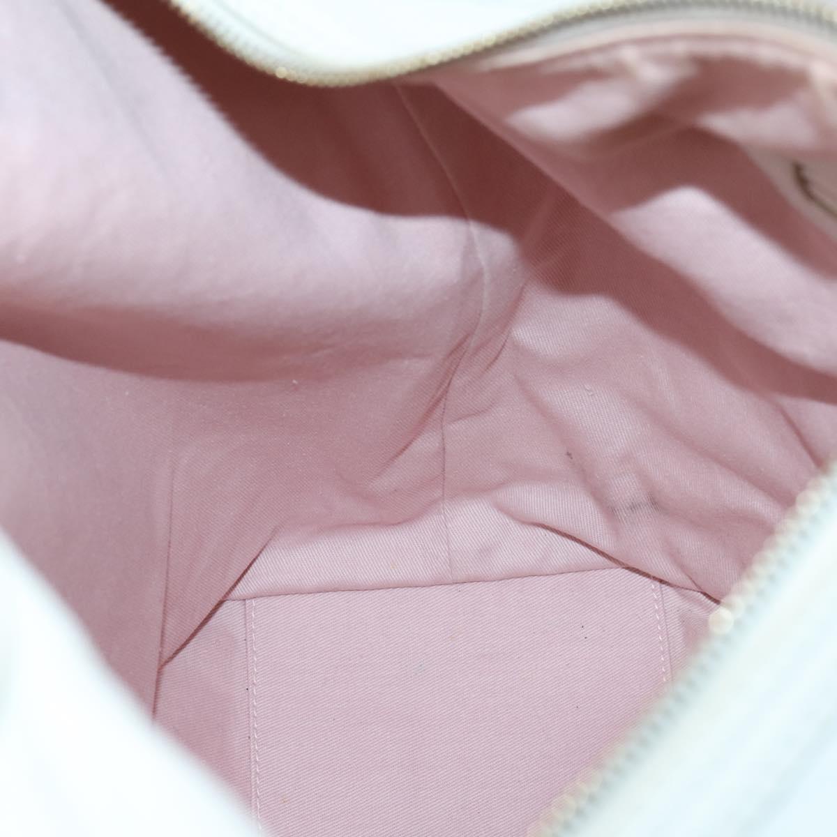 BALLY Shoulder Bag Leather White Auth mr1501