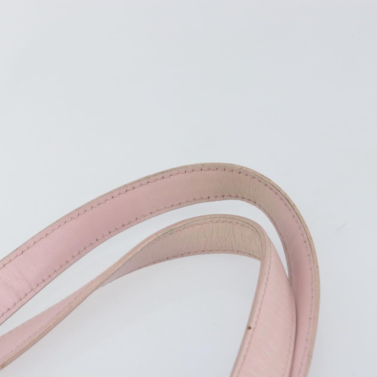 CHANEL New Travel Line Tote Bag Nylon Pink Gold CC Auth mr1511