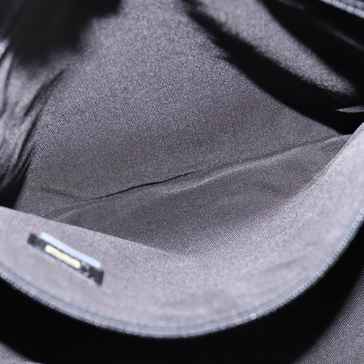 CHANEL Shoulder Bag Leather Black Gold CC Auth mr1518