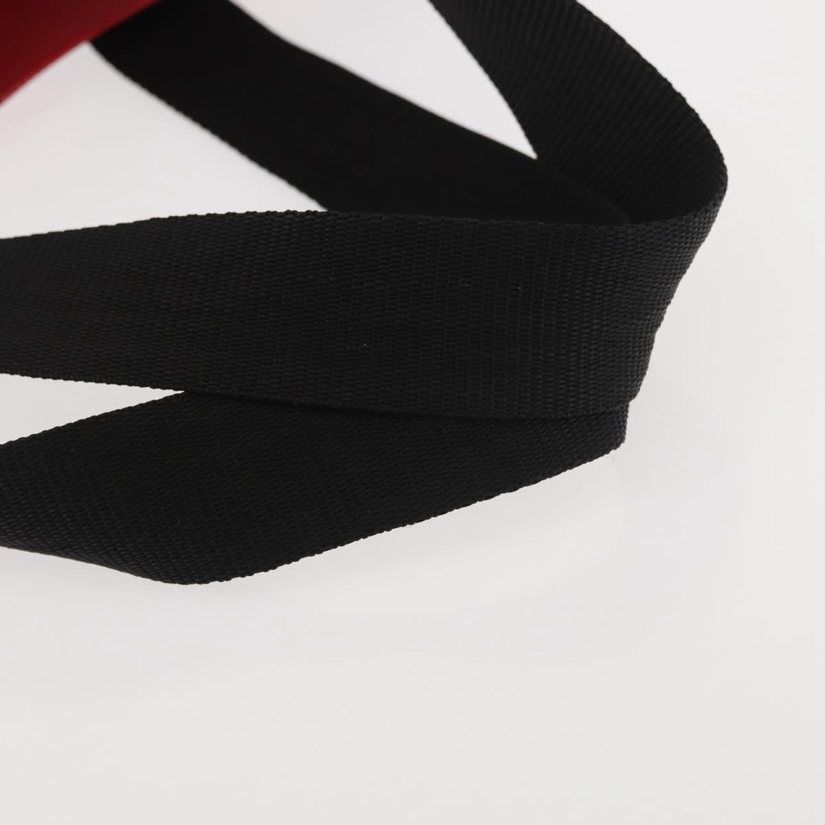 CHANEL Etanche Waterproof Tote Bag Vinyl Red CC Auth mr1520