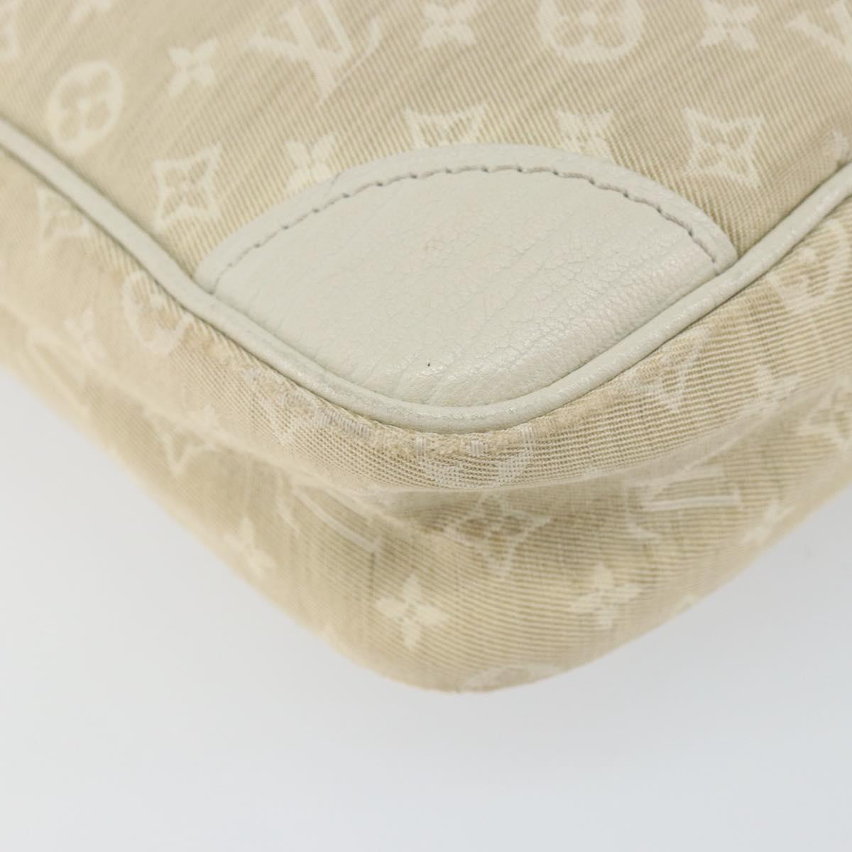 LOUIS VUITTON Monogram Mini Lin Danube Shoulder Bag Dunne M95318 LV Auth mr1523