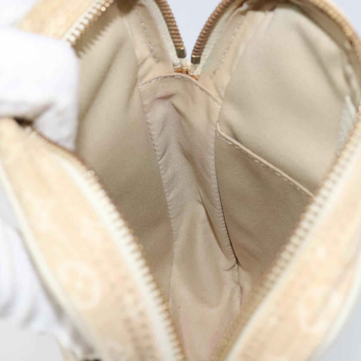 LOUIS VUITTON Monogram Mini Lin Danube Shoulder Bag Dunne M95318 LV Auth mr1523