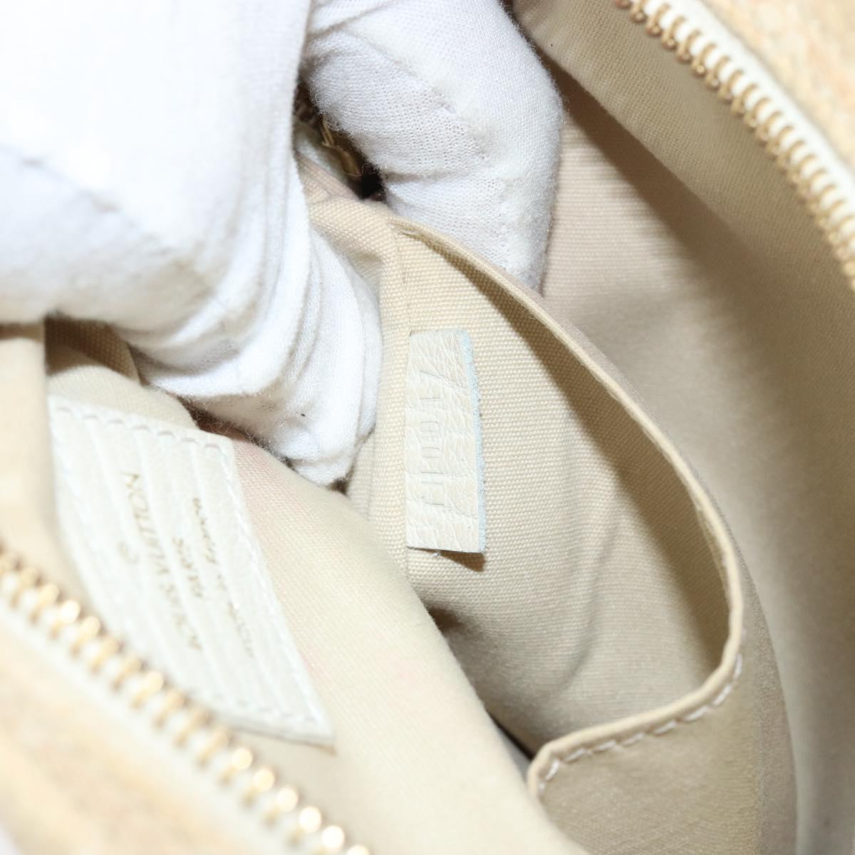 LOUIS VUITTON Monogram Mini Lin Danube Shoulder Bag Dunne M95318 LV Auth mr1523