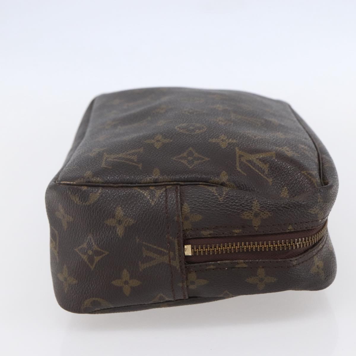 LOUIS VUITTON Monogram Trousse Toilette 28 Clutch Bag M47522 LV Auth mr1538