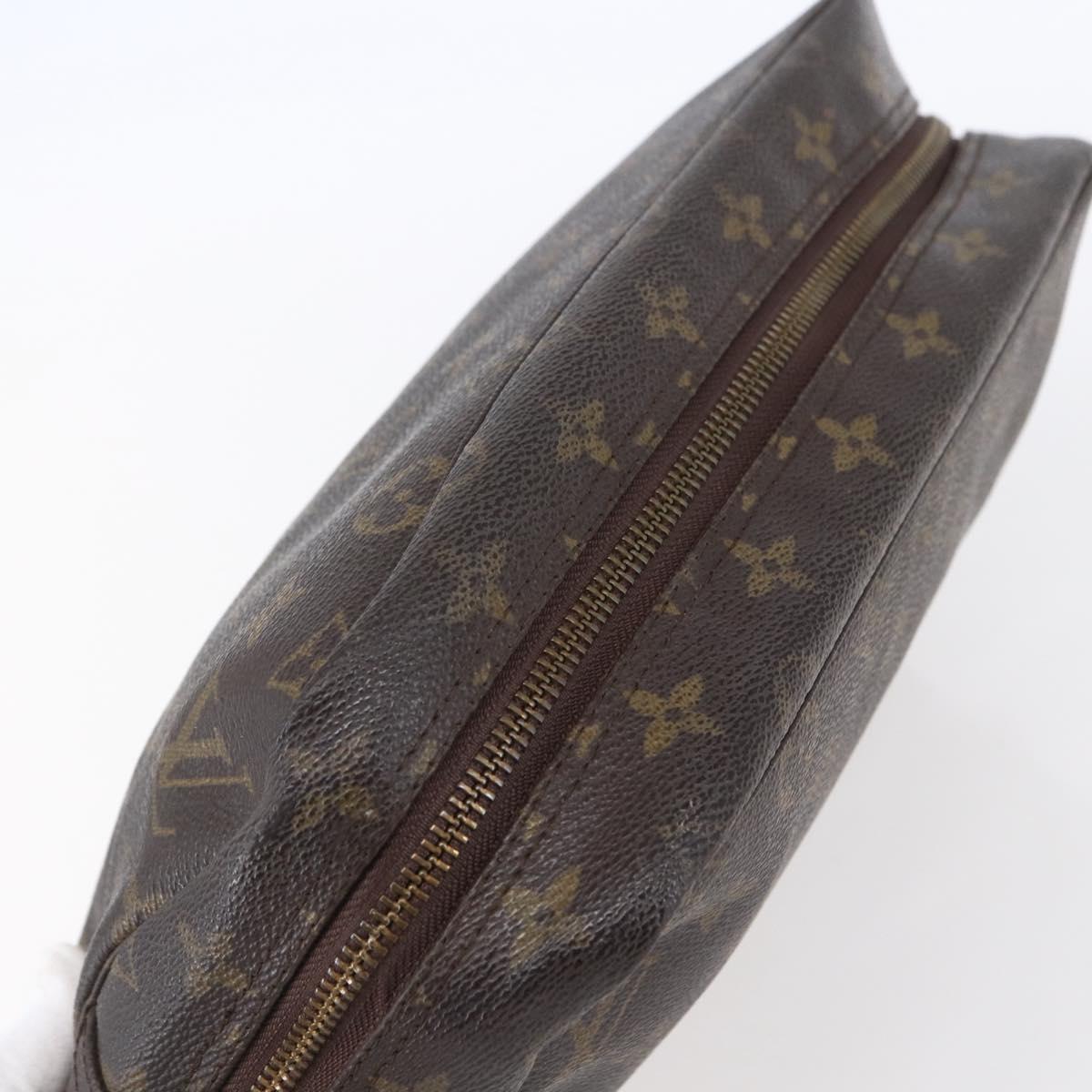 LOUIS VUITTON Monogram Trousse Toilette 28 Clutch Bag M47522 LV Auth mr1538