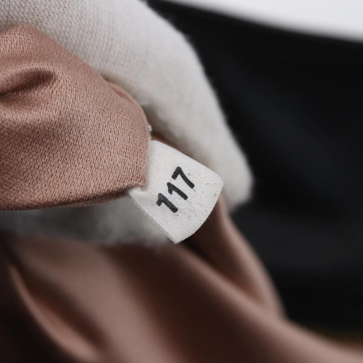 Miu Miu Hand Bag Leather Black Gold Auth mr1548