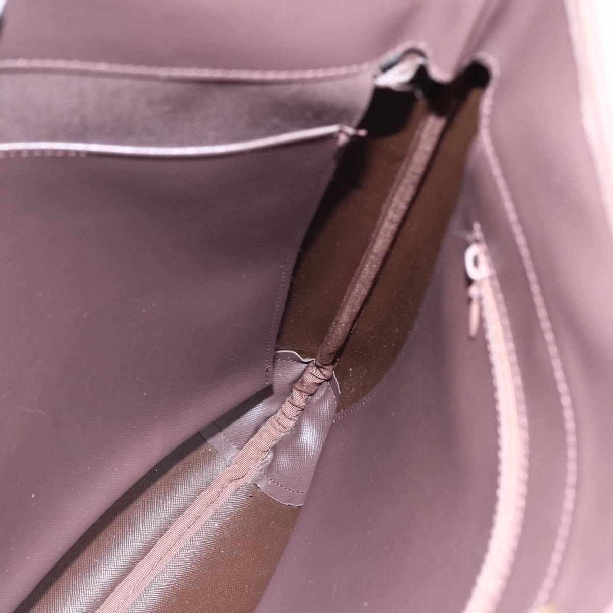 Burberrys Nova Check Tote Bag Canvas Beige Gold Auth mr1554