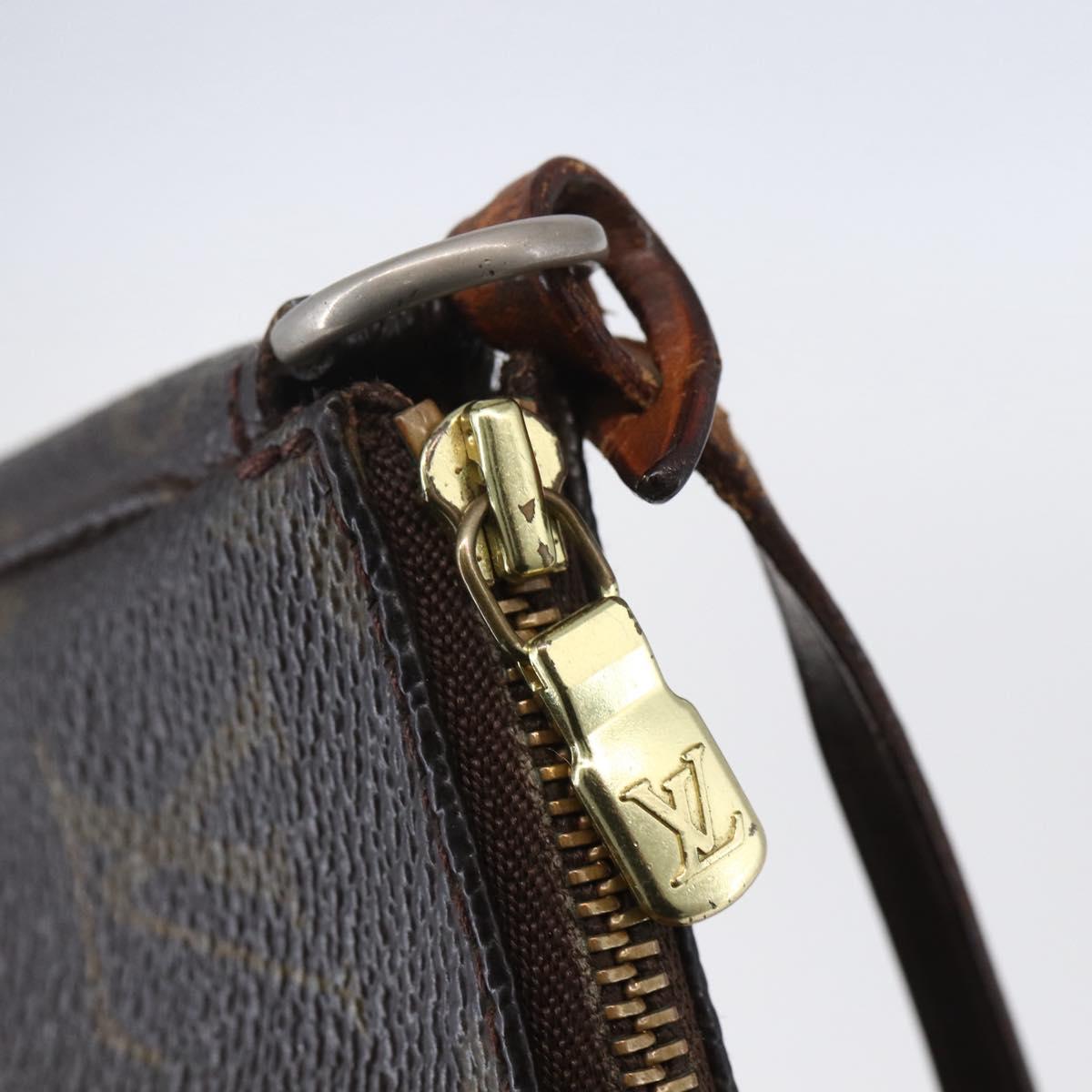 LOUIS VUITTON Monogram Pochette Accessoires Pouch M51980 LV Auth mr1568