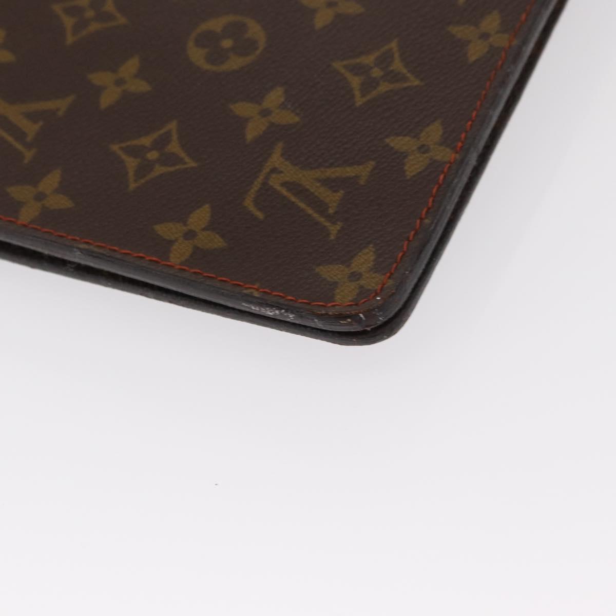 LOUIS VUITTON Monogram Posh Diplomat Homme Clutch Bag No.243 LV Auth mr1574
