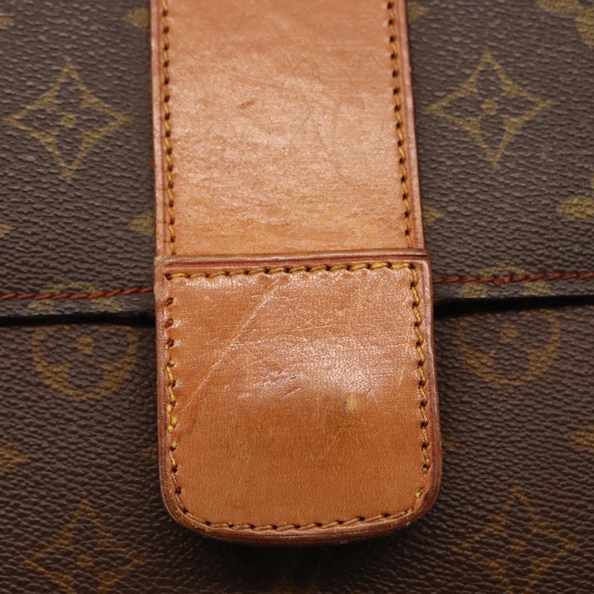 LOUIS VUITTON Monogram Posh Diplomat Homme Clutch Bag No.243 LV Auth mr1574